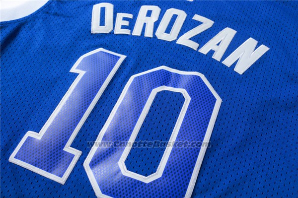 Maglia Toronto Raptors DeMar DeRozan #10 Retro Blu
